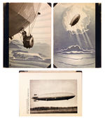 GRAF ZEPPELIN/HINDENBURG 1936 HARDBOUND BOOK IN GERMAN.