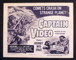 CAPTAIN VIDEO LOBBY CARD/PRESS BOOK LOT.