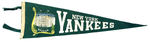 "NEW YORK YANKEES" FELT PENNANT.