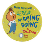 GERALD McBOING BOING AND DR. SEUSS WITH ONE PRODUCING "BOING" SOUND.