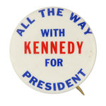 SCARCE JFK SLOGAN.