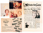 "KUKLA, FRAN & OLLIE" PREMIUM RECORDS W/NEWSLETTER.