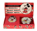 NUMBERED LIMITED EDITION OF THE FAMOUS "INGERSOLL MICKEY MOUSE POCKET WATCH."