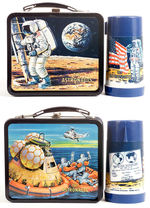 "THE ASTRONAUTS" ALADDIN LUNCH BOX W/THERMOS.