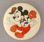 RARE CANADIAN MICKEY AS BASEBALL PITCHER.