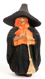 HALLOWEEN WITCH PAPIER MACHE FIGURE.