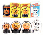 HALLOWEEN BATTERY OPERATED LANTERNS IN ORIGINAL BOXES.