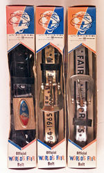 "OFFICIAL NEW YORK WORLD'S FAIR BELT" LOT.