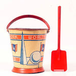 NYWF 1939 SAND PAIL AND SHOVEL BY OHIO ART.