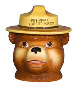 SMOKEY THE BEAR COOKIE JAR.