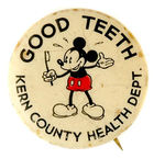 RARE MICKEY MOUSE "GOOD TEETH."