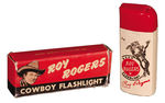 "ROY ROGERS COWBOY FLASHLIGHT" BOXED.