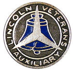 "LINCOLN VETERANS AUXILIARY" 1939 PIN.