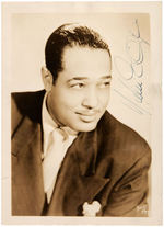 DUKE ELLINGTON SIGNED VINTAGE PHOTO.