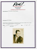 DUKE ELLINGTON SIGNED VINTAGE PHOTO.