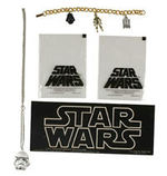 STAR WARS NECKLACE STORE DISPLAY SPINNER RACK WITH NECKLACE/CHARM BRACELET.