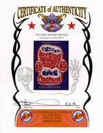 BILL GRAHAM CONCERT POSTER BG-23 FEATURING JEFFERSON AIRPLANE & THE GRATEFUL DEAD.