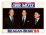 REAGAN POSTERS FROM FOUR STATES INCLUDING TWO COATTAIL TRIGATES.