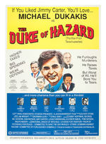 SATIRICAL MOVIE-STYLE POSTERS PRO-REAGAN AND ANTI-MONDALE/DUKAKIS.