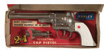 "HUBLEY 2 GUNS IN 1 CAP PISTOL" BOXED.