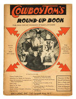 "COWBOY TOM'S ROUND UP BOOK."