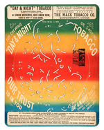 "DAY & NIGHT TOBACCO" RAZOR/AD CARD.