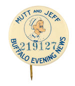 BUFFALO EVENING NEWS 1930s CONTEST BUTTON.