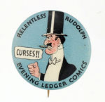 "RELENTLESS RUDOLPH-CURSES!!" BUTTON.