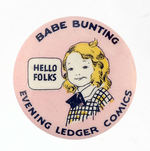 BABE BUNTING EVENING LEDGER COMICS.