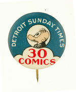 BARNEY GOOGLE "DETROIT SUNDAY TIMES."