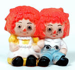 RAGGEDY ANN AND ANDY FIGURAL NIGHT LIGHT.