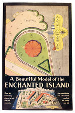 1933 CHICAGO “ENCHANTED ISLAND” PUNCH OUT BOOKLET WITH WIZARD OF OZ CONTENT.