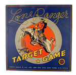 "THE LONE RANGER TARGET GAME" WITH GUN AND BOX.