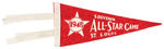 "1948 SOUVENIR ALL-STAR GAME ST. LOUIS" MINI PENNANT.