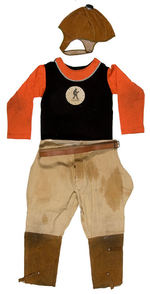 "BUCK ROGERS" BOXED CHILDS PLAYSUIT WITH GUN/HOLSTER.