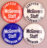 McGOVERN "STAFF" FOUR VARIETIES.