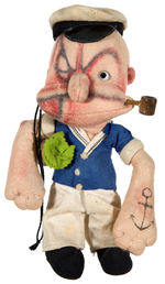 POPEYE INCREDIBLY DETAILED FELT DOLL.