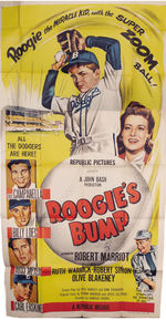 BROOKLYN DODGERS "ROOGIE'S BUMP" MOVIE POSTER.