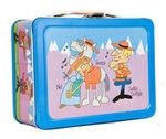 "DUDLEY DO-RIGHT" METAL LUNCH BOX WITH THERMOS.