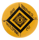 JANIS JOPLIN'S "BIG BROTHER AND THE HOLDING CO." BUTTON.