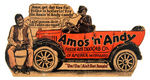 "AMOS 'N' ANDY CANDY" DIE-CUT STORE SIGN.