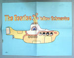 "THE BEATLES YELLOW SUBMARINE" SONG FOLIO WITH RARE INSERT POSTER.