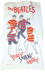 "THE BEATLES YEAH! YEAH! YEAH!" BEACH TOWEL.