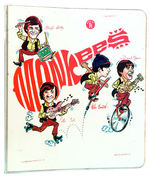 "THE MONKEES" THREE-RING BINDER.