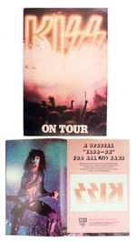 "KISS ON TOUR" PROGRAM.