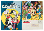 “WALT DISNEY’S COMICS AND STORIES” 1946 SUBSCRIPTION MAILER FOLDER.