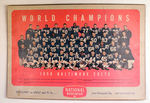 "WORLD CHAMPIONS 1958 BALTIMORE COLTS" NATIONAL BOHEMIAN BEER TEAM PHOTO STANDEE.