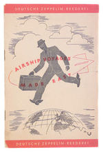 "AIRSHIP VOYAGES MADE EASY" ZEPPELIN TRAVEL BROCHURE.