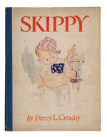 "SKIPPY BY PERCY L. CROSBY" 1925 REPRINT BOOK WITH COLOR PLATES.