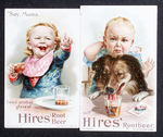 "HIRES ROOT BEER" TRADE CARDS.